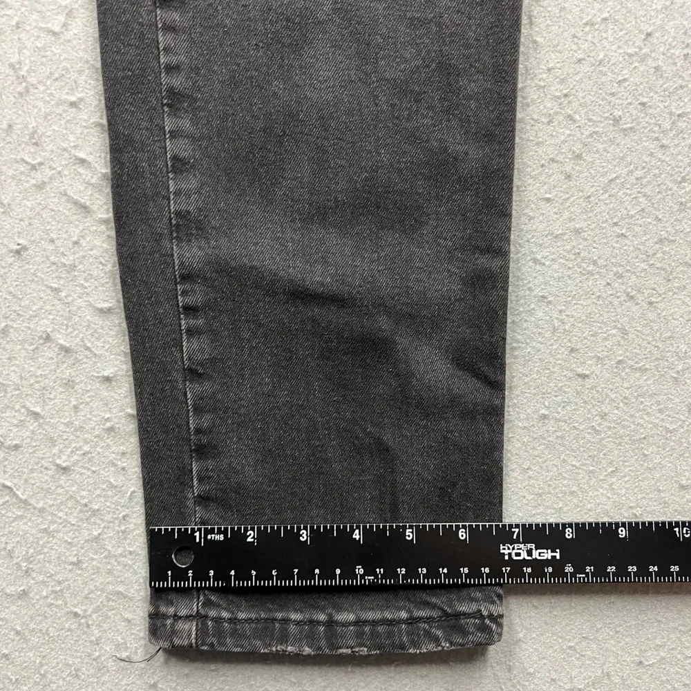 Levis 511 Slim Fit Jeans Mens 31x30 Black Distressed Stretch Denim 04511-5852